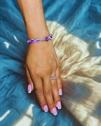 Lavanda for Woman | Pulsera tejida Oro Laminado 18k